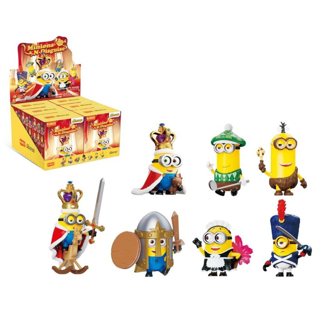Blokees - Minions - Mokoo Series - 01: N-Disguise Model Kit 6ct Display